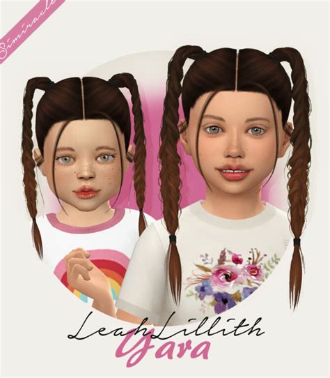 Leahlillith Yara Hair For Kids And Toddlers The Sims 4 Catalog