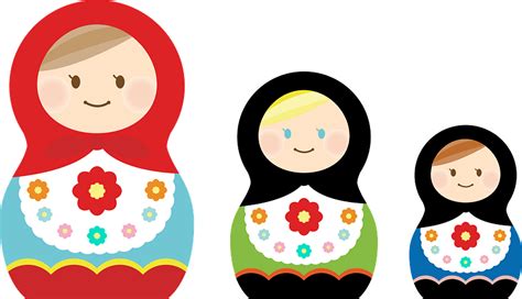Matryoshka Dolls Clipart Instant Download Clip Art Art And Collectibles