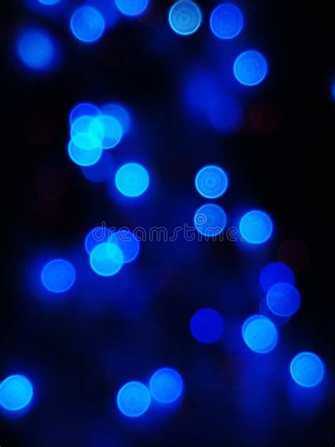 Bokeh Out Of Focus Blue Lights Stock Image Image Of Darkness Festive