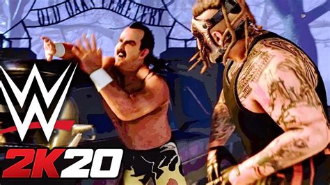 Lets Play Wwe 2k20 Originals Bump In The Night Dlc Unlocking The Fiend Bray Wyatt 1 Vs Kane