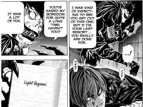Ending Of Death Note Manga Explained Haroldkruwalvarado