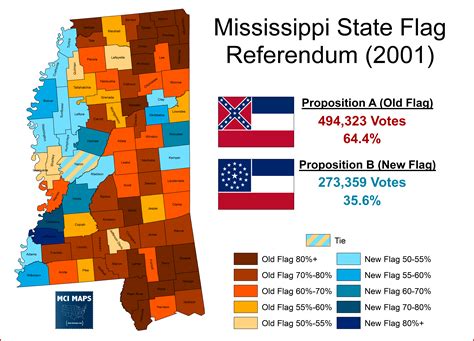 A Look Back At Mississippis 2001 Flag Referendum Updated Mci Maps