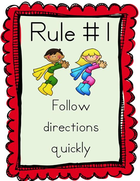 Follow Directions Clipart Classroom Picture 2717599 Follow Directions