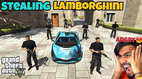 Stealing Techno Gamerz Lamborghini In Gta 5 Gta 5 Gameplay Youtube