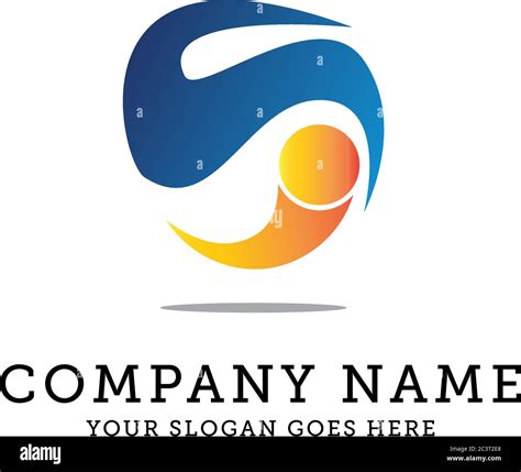 Plantilla De Logotipo De Empresa De La Letra S Ilustración Vectorial