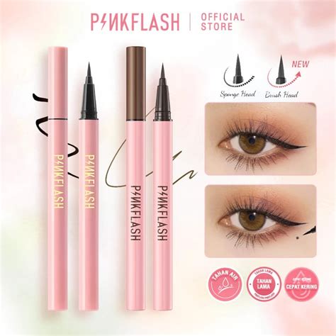 Jual Pinkflash Waterproof Easy Eyeliner Pf E Shopee Indonesia
