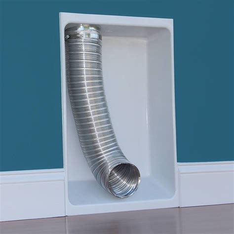 The low profile design of the louvered dryer vent allows for maximum exhaust airflow when venting a clothes dryer. Dryer Vent Box