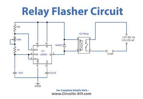 Led Flasher Relay Circuit Diagram Wiring Diagram