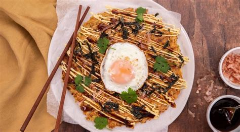 Easy Okonomiyaki Japanese Savory Pancake Fresh Recipes Nz