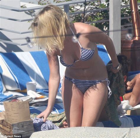 Alice Eve Flaunts Her Sensational Curves In Two Different Bikinis As