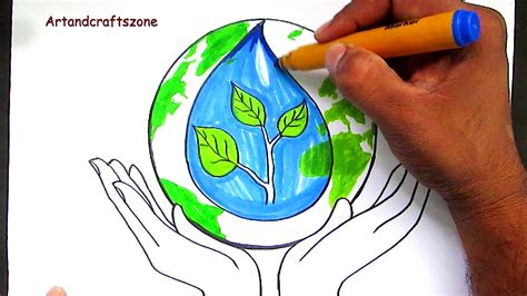 How to draw save water save life | world environment day easy drawing drawing for beginners drawing tutorials drawing. How to Draw Save Water / Save Earth / Save Nature Poster ...