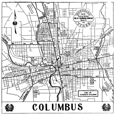 Another Old Map Of Columbus Ohio Ohio Map Columbus Ohio Columbus