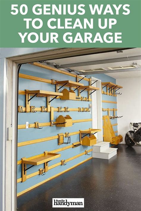 50 Genius Ways To Clean Up Your Garage In 2020 Finished Garage Diy