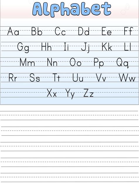 Worksheets English Alphabets Writing Treesemart