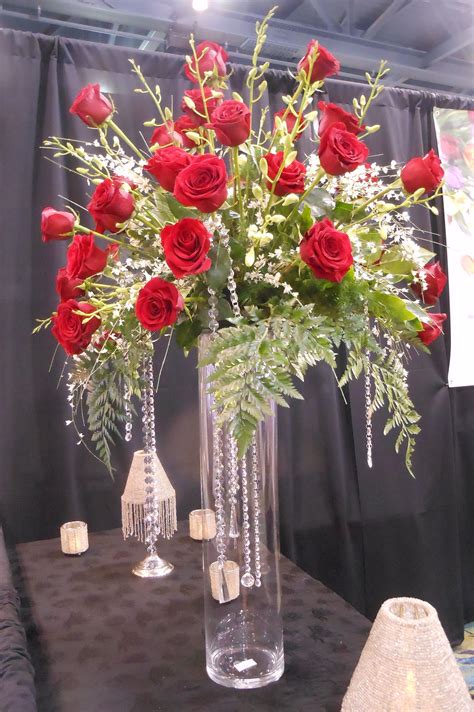 The Blooming Idea Blog Red Roses Centerpieces Wedding Flower
