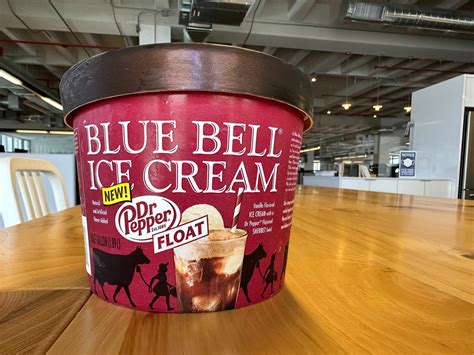Blue Bell Dr Pepper Float Ice Cream Received High Marks In The Taste