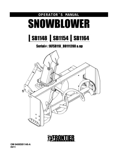 John Deere 44 Snowblower Manual By Razvan Alexa Issuu