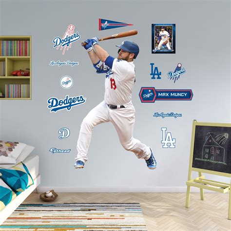 Los Angeles Dodgers: Max Muncy - Officially Licensed MLB Removable Adh