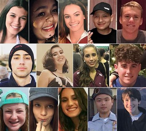 In case you missed it, a murderous coward whose name is not worth mentioning shot and killed 17 people and wounded 14 others. Parkland Florida school shooting victims i'd as Nikolas ...