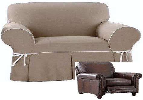 Rated 5 out of 5 by s l d from ava chair and a half large, sturdy, heavy fabric for the slipcover. Reclining SNUGGLER CHAIR Slipcover Contrast Taupe Linen ...