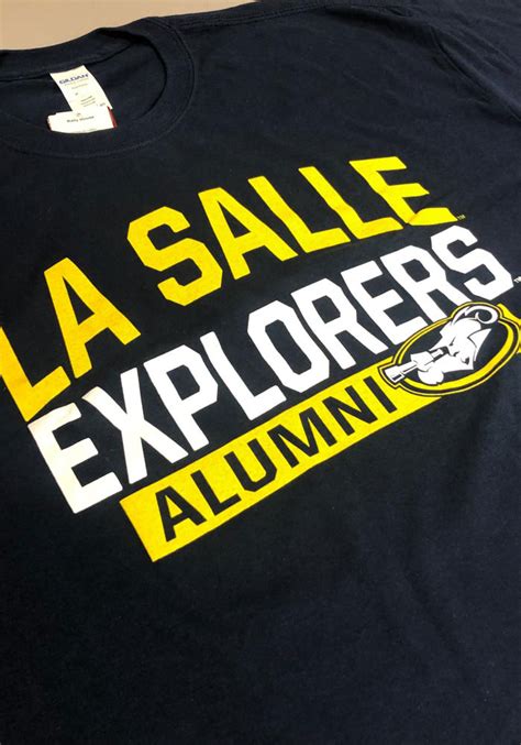 La Salle Explorers Navy Blue Alumni Short Sleeve T Shirt 22783697