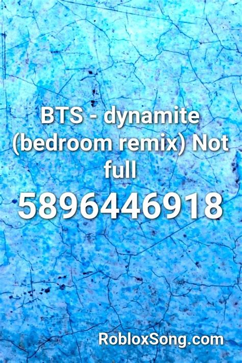 Where to get roblox music codes. Bts - Dynamite (bedroom Remix) Not Full Roblox ID - Roblox ...