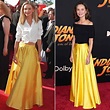 Calista Flockhart Recycles Yellow Skirt from 1999 Emmys at 'Indiana ...