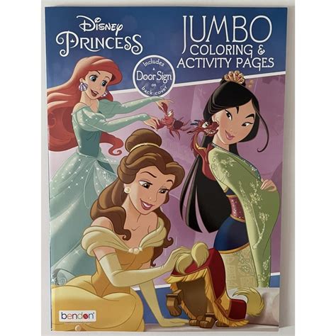 Disney Princess Jumbo Coloring And Activity Pages Shopee Philippines