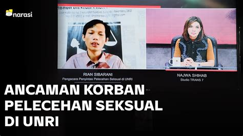 korban pelecehan seksual di unri saya diancam agar tidak lapor narasi newsroom youtube