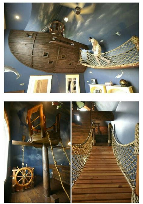 A wide variety of pirate ship bed options are we are the professional manufacturer of almost furniture, such as, bedroom beds, nightstands. Pin by Erin Snyder on Kid rooms | Dream house ideas ...