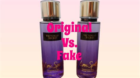 Fake Vs Original Love Spell Victoria Secret Body Mist Youtube