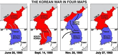 Korea Map Division During The Korean War Wondering Maps