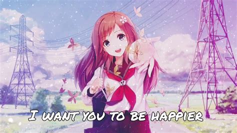 Nightcore Happier With Lyrics Youtube