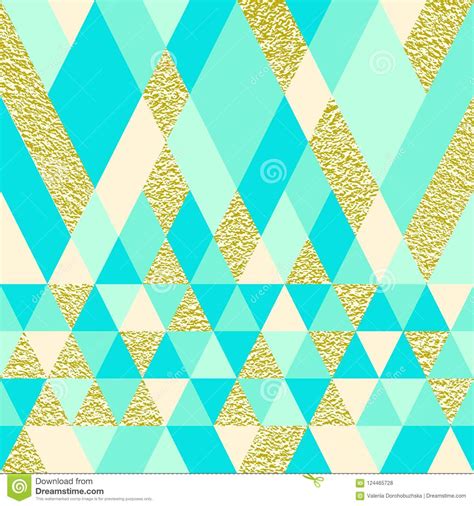 Seamless Triangles Pattern Stock Vector Illustration Of Background