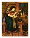 Vasilisa the Beautiful. Russian folk tale. Illustrator Alexander ...