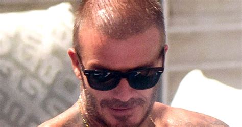David Beckham Shows Off New Hair Do As Thinning Locks Turn Into Grey