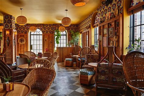 Wicker Aplenty And African Wax Prints Decorate The Interior Spaces At The Broken Shaker Inside
