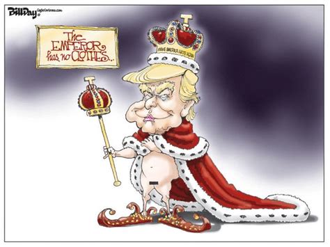 Emperor Trumps New Clothes Editorial Cartoon Cartoon Emperor