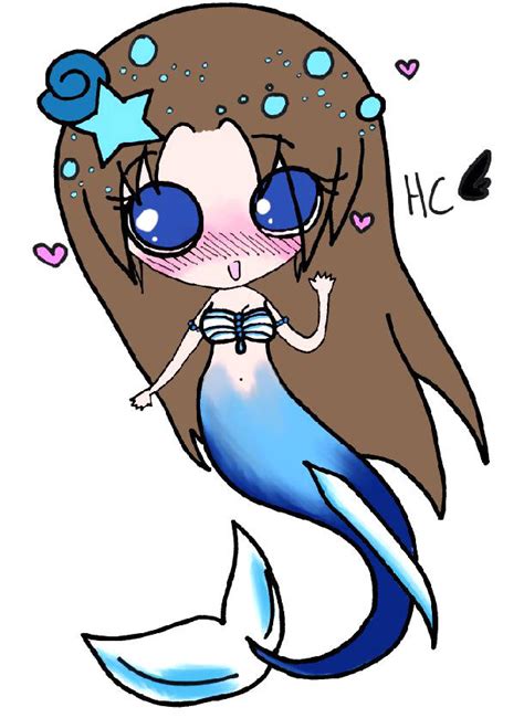 Mermaid Chibi Commission By Headcrow On Deviantart