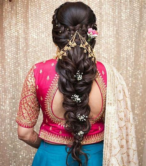 Pin By Jeeva On Jeeva9 Braided Hairdo Indian Wedding Hairstyles