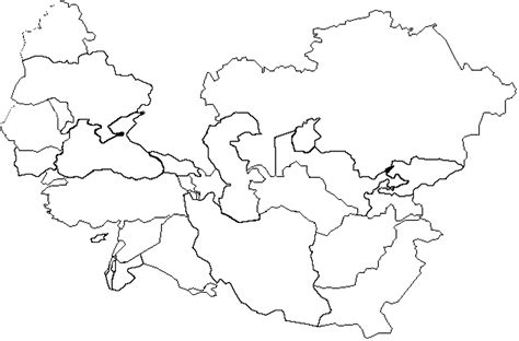 1040 Window Countries Blank Maps To Print And Color