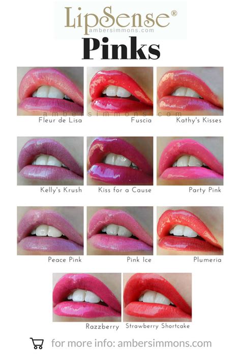 Lipsense Color And Gloss Chart