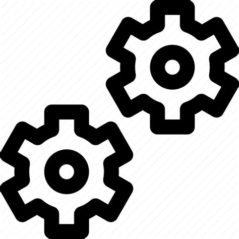 Setting Optimization Personalization Gear Cog Wheel Icon