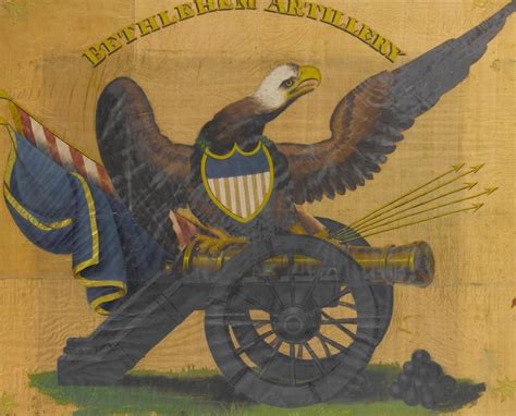 Pennsylvania Militia Battle Flag Of The Bethlehem Artillery Likely