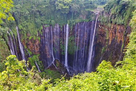 A Thousand Waterfalls In One Tumpak Sewu East Java Waterfall East