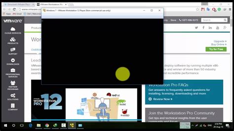 How To Install Windows 7 On Vmware Youtube