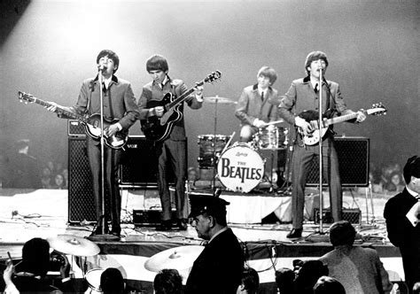 The Beatles 1964 Ed Sullivan Show Drum Head The Ludwig Bass Drumhead
