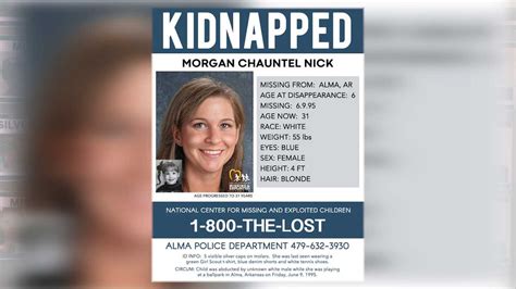 Alma Police Work New Leads In Morgan Nick Abduction Case