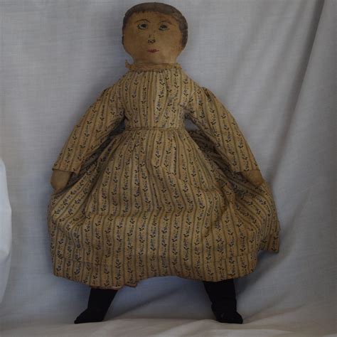 Painted Face Primitive Cloth Doll From Joan Lynetteantiquedolls On Ruby Lane