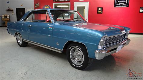 1966 Chevrolet Chevy Ii Nova Sstrue Ssfactory Marina Blue